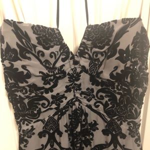 Hale Bob black cocktail dress